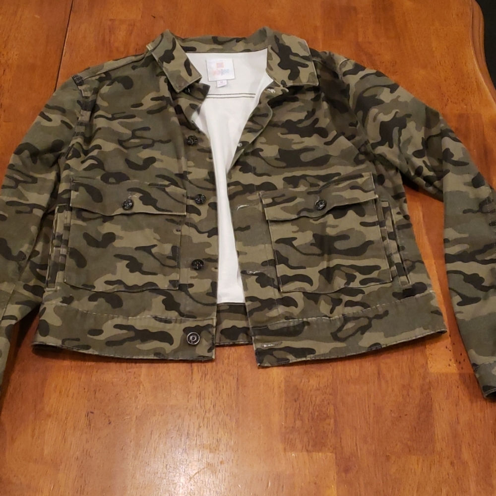 Lularoe camouflage jacket